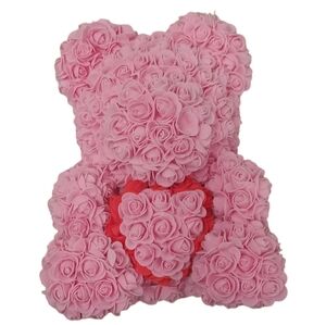 Heart Rose Petal Bear Pink Red Unisex